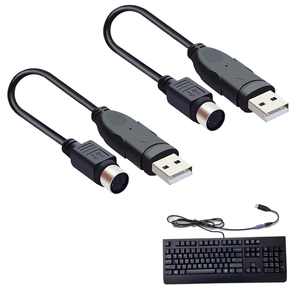 Amazon.co.jp: ZHSHXNGY PS2 USB 変換アダプタ キーボード マウス用