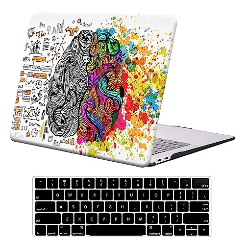 Housse MacBook Pro 13 contre rayures et chocs pour modèles A1706 A1708 A2251 plastique rigide
