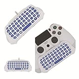 Neuvikter Wireless Keyboard Gamepad Bluetooth Chatpad Message Cordless Playstation 4 Keyboard for...
