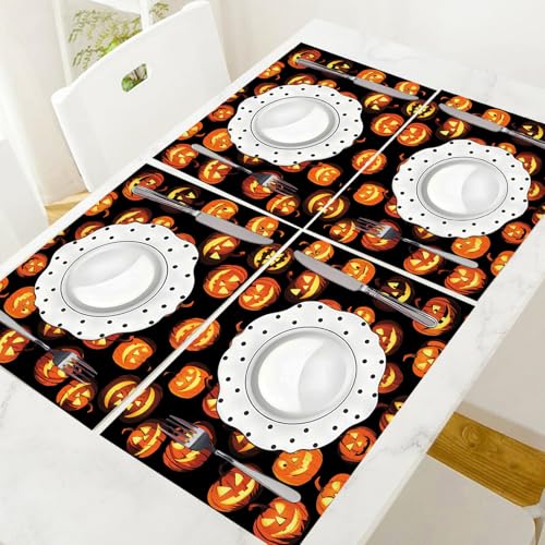 Sets de Table Citrouille pour Décoration Tables Cuisine