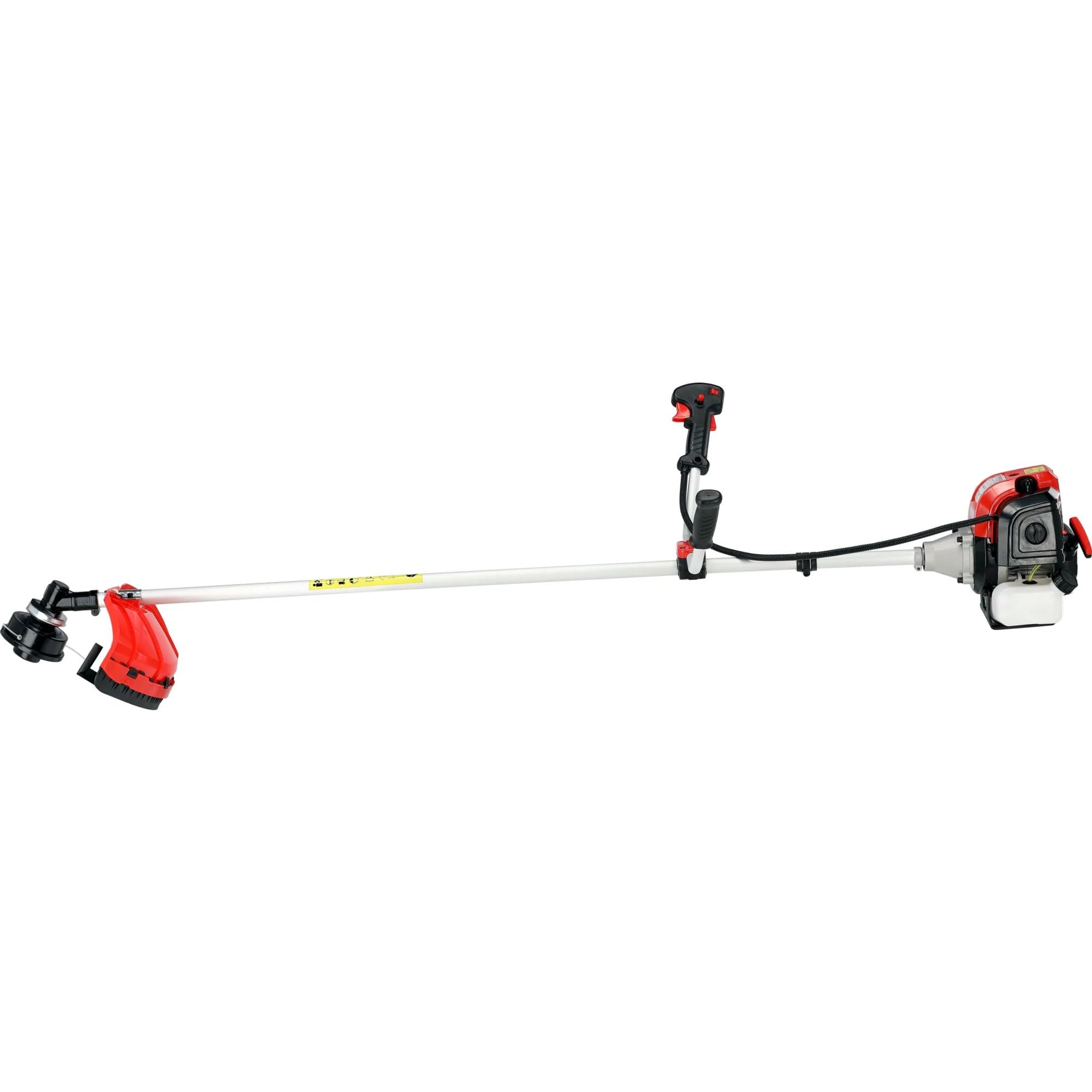 Desbrozadora de gasolina con amplio equipamiento, motor de 2 tiempos de 52 cm³, 1,45 kW de potencia, herramienta de corte resistente para jardín y cuidado de zonas verdes