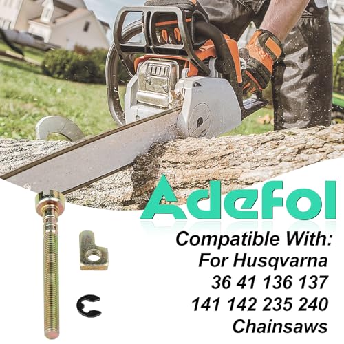Adefol 4 Stück Kettenspanner für Husqvarna 36 41 136 137 141 142 235 240 Serien