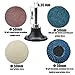 PROSHI 1/4 inch angle air die grinder with 4 pcs 2