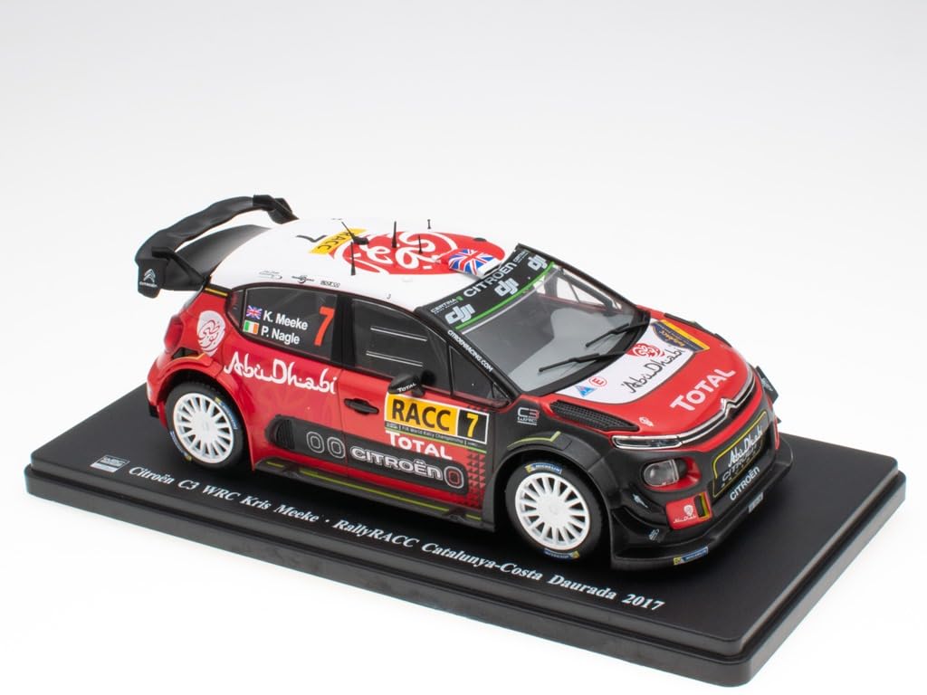 OPO 10 - 1/24 scale model car compatible with Citroen C3 WRC - Kris Meeke - Rally RACC Catalunya-Costa Daurada 2017 - WRC002 - Image 4