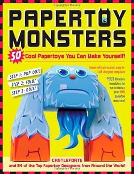 Paperback By Brian Castleforte - Papertoy Monsters: Make Your Very Own Amazing Papertoys! Book