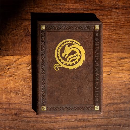 Elbenwald Drachenzähmen leicht gemacht - Notizbuch mit geprägtem Drache auf der Vorderseite DIN A5 80 Seiten Blanko