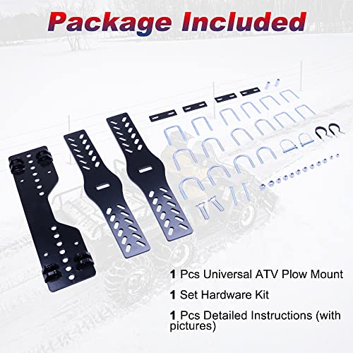 Elitewill EW-C1033 Universal Atv Snow Plow Mount Bracket thumb #6