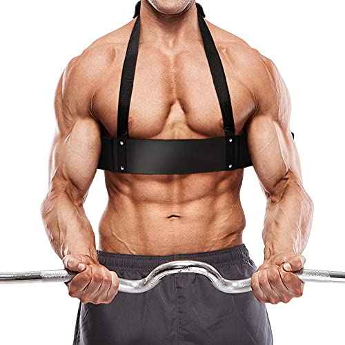 Greensen Bicep Blaster, Support Arm Blaster Bicep Fitness for Biceps and Triceps Sports Curls Muscle Builder Biceps Equipment for Arms Body Building Weight Lifting Support, Black