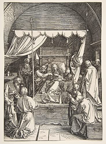 Toile Albrecht Dürer la mort de la Vierge affiche impression peinture murale salon 60x90