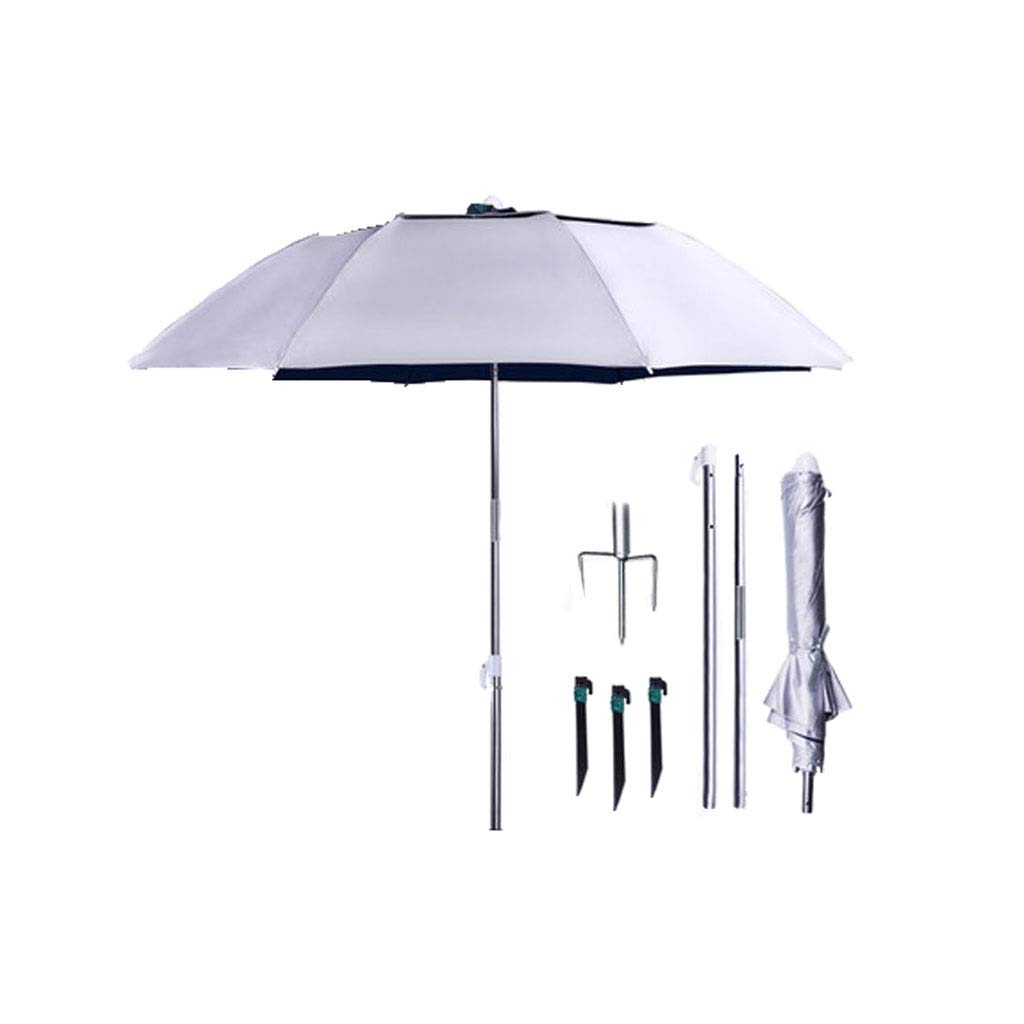 Parasole Parasol wędkarski / 2.2 / Uniwersalny/Sunscreen/Rain/Gruby/Parasol Fish/Fishing/Parasol/Przekładnia wędkarska/Trzy składanie/parasol wędkarski/Duży parasol wędkarski