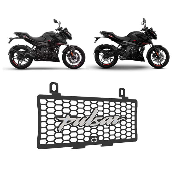 Image of Radiator Guard Compatible with Bajaj Pulsar N250 /F250 only for USD Fork Models After 2024 (White, Pack of 1) (Not Suitable for befor 2024 Models)