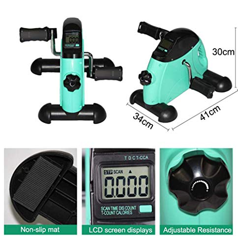Pedalera eléctrica portátil para ejercicio de piernas y brazos miniatura 4