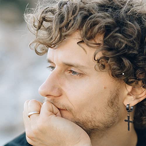 12Paia Cerchio Orecchini in Acciaio Inossidabile