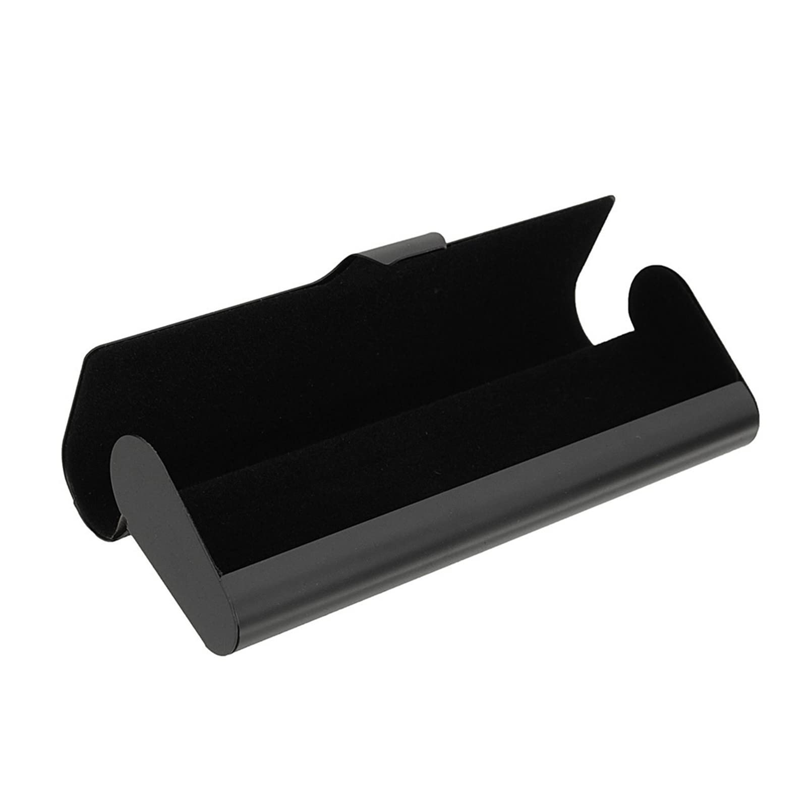 1 szt. smukły matowy twardy metal okulary ochrona okularów czarne srebrne etui na okulary podróżny przenośny uchwyt pudełko pudełka na prezenty