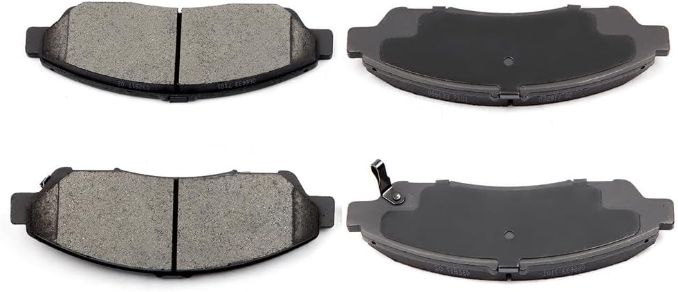 ECCPP D1280-8396 Front Ceramic Disc Brake Pad Set Fit For Acura MDX 2007-2019,For Acura ZDX 2010-2013,For Honda Pilot 2009-2019,For Honda Ridgeline 2017-2019