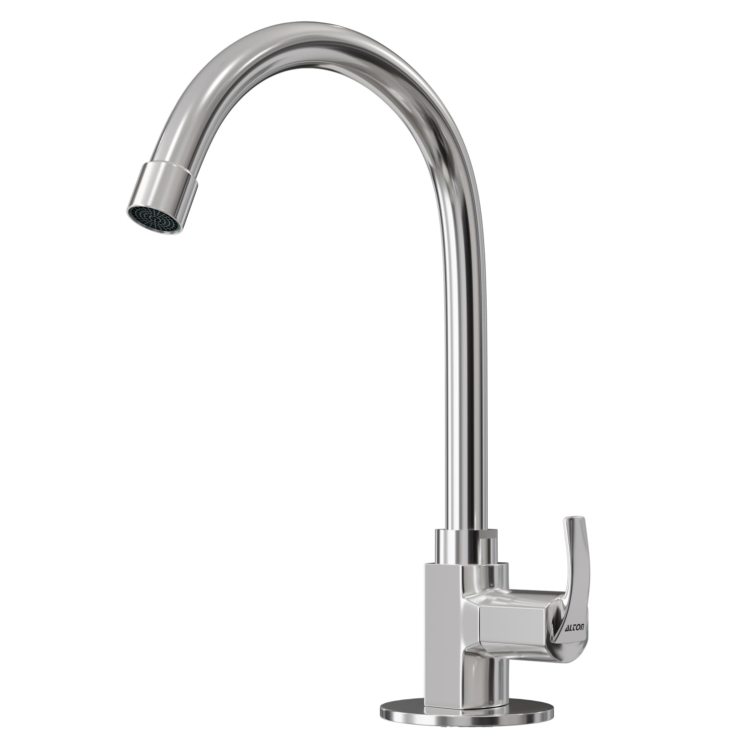 ALTON Swan Neck Kitchen Tap - 360 Swivel -8