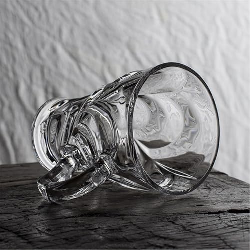 Vasos de vidrio para café caliente con asa que evita quemaduras 5