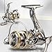 Spinnings Fishing Reel With Metal Foldable Handle 5.2:1 Gear Ratio 13Lbs Drag Fishing Reel Metal Spool For Fishing