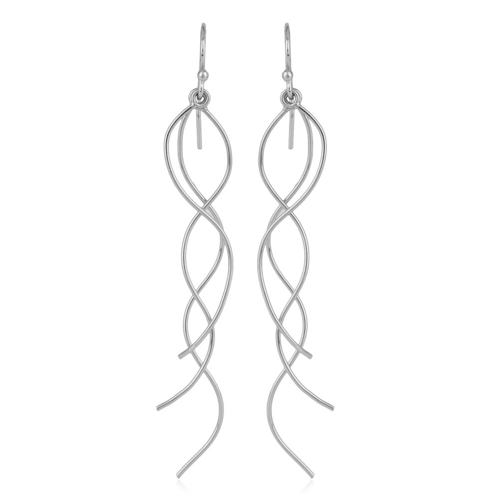 VanbelleSterling Silver Jewelry Waterfall Earrings for Women and Girls…