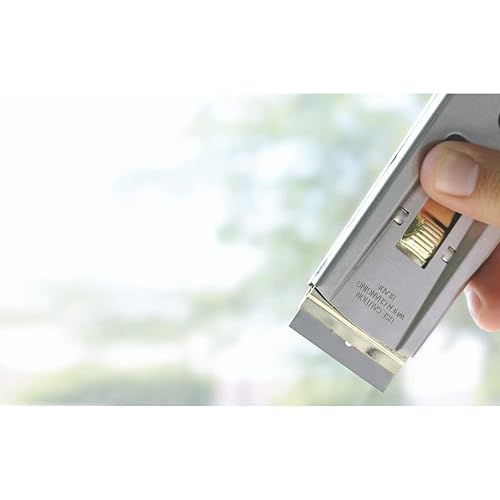 Miniatura 6 de American Line Cuchillas de afeitar de un solo filo, paquete de 100, acero de alto carbono de 0.012 pulgadas para mayor durabilidad y larga vida