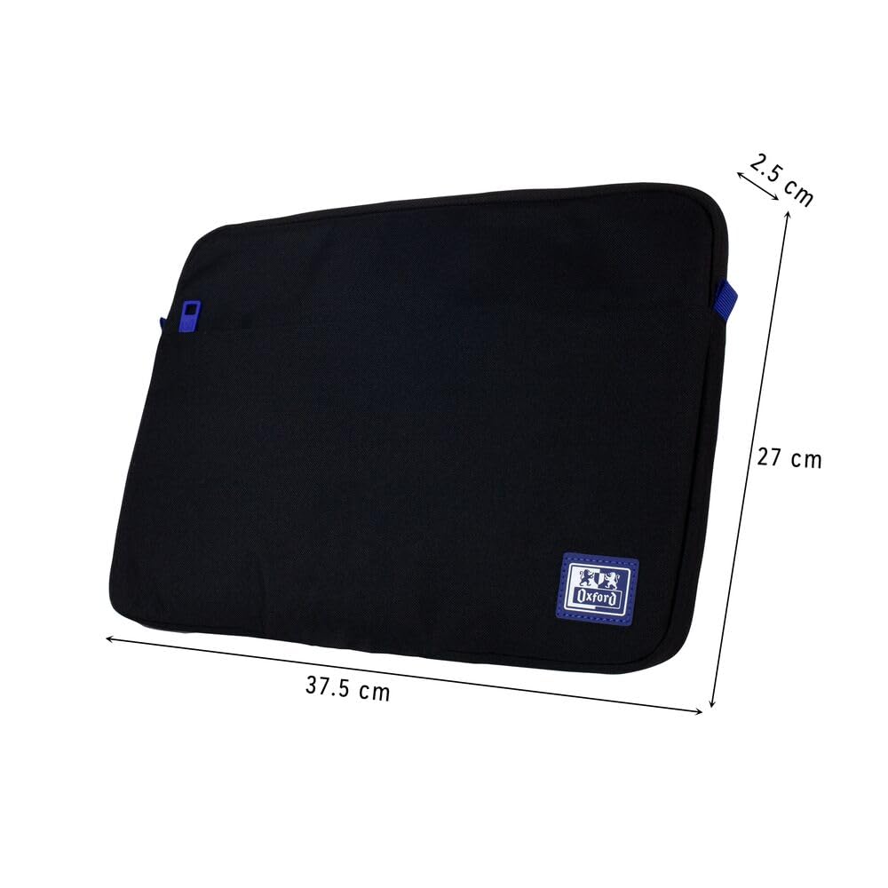 Oxford, Funda para Portátil Young Proof, 15,6 Pulgadas, 37,5x26,5x5cm, Color Negro