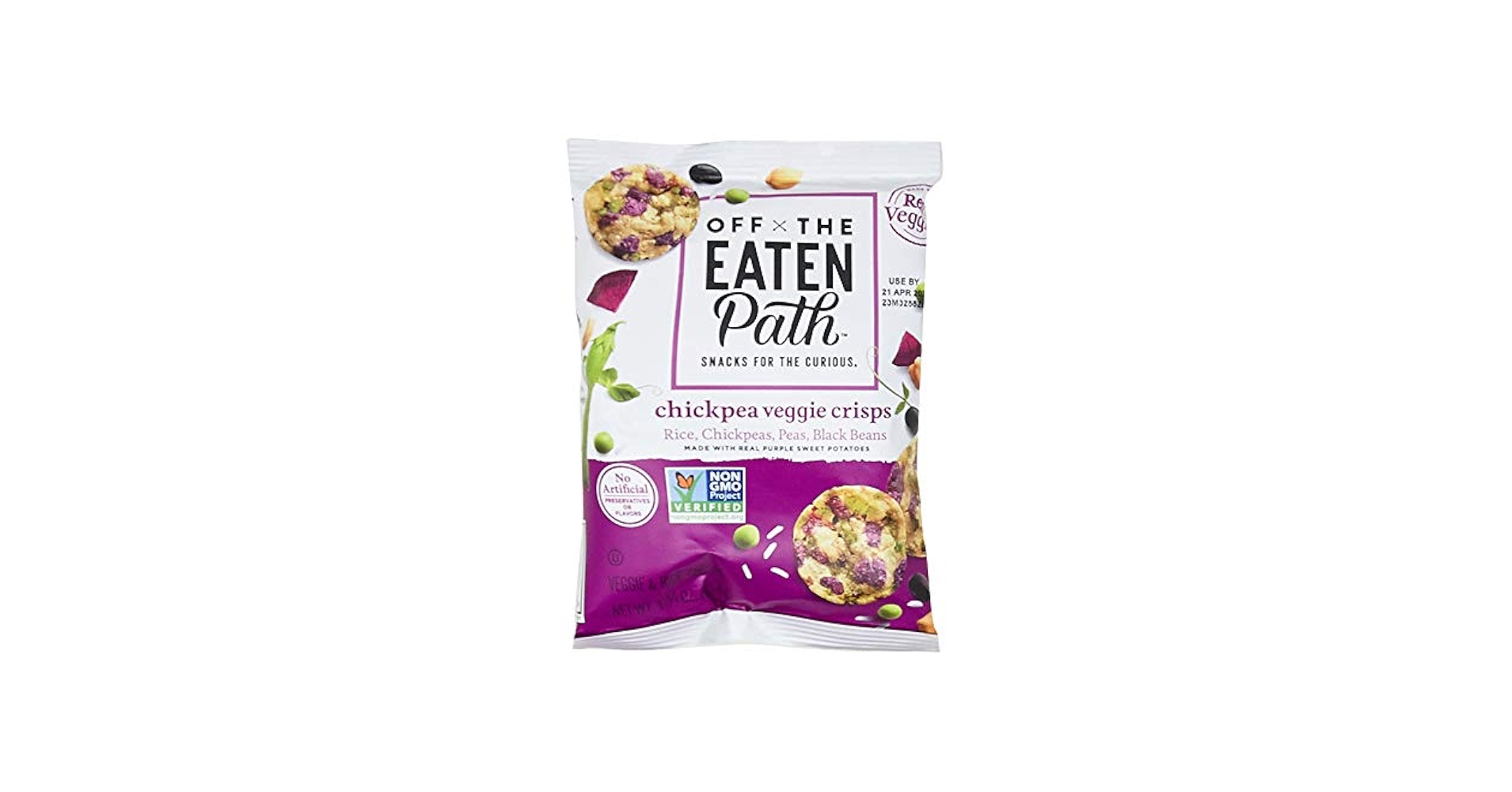 Amazon.com: Off the Eaten Path, Chickpea Veggie Crisps, 1.25oz