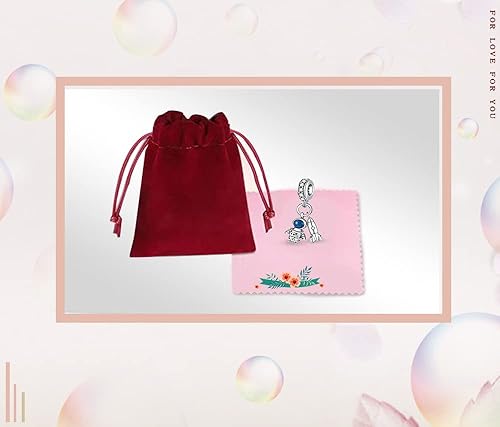 Miniatura 7 de LNQOBU Happy Life - Colgante para pulseras de abalorios, plata de ley 925 para mujer y niña (con un espaciador de cuentas)