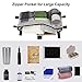 Update Walker Bag Hand Free Storage Bag Walker Attachment Handicap Basket Pouch for Rollator, Wheelchair, Folding Walkers (Grey)
