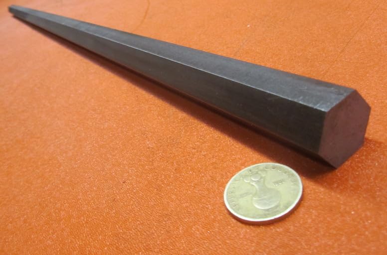 1018 Carbon Steel Hex Rod 0.875" (7/8") Diameter x 3 Foot Length