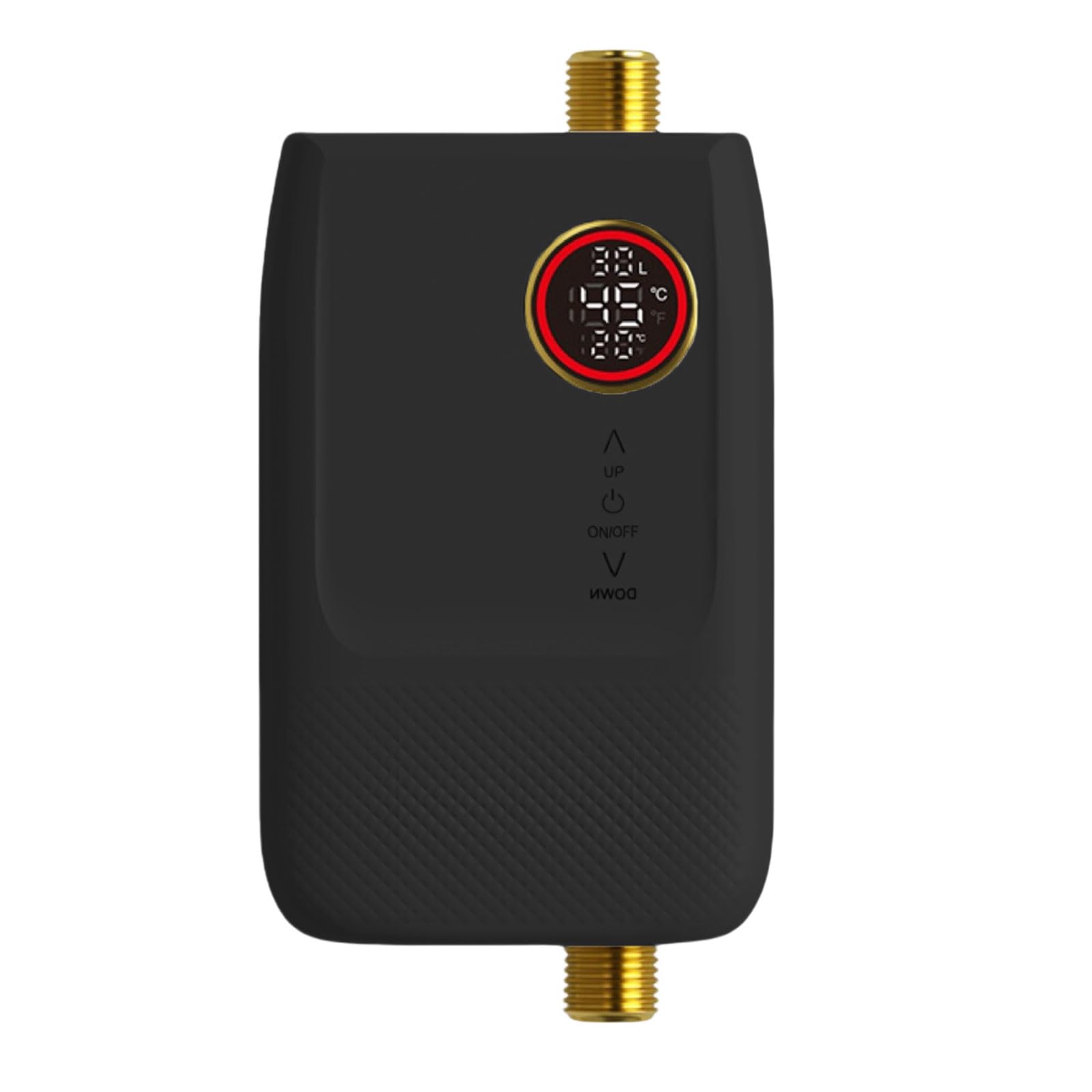 5500W 220V Chauffe-eau Instantané, Mini Chauffe Eau Instantané Electrique, Affichage LED, Température Réglable Chauffage électrique Avec écran Tactile Et Télécommande Pour RV Cuisine Salle De