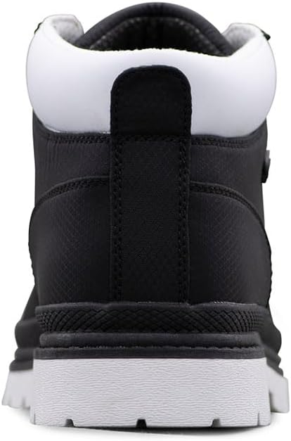 Lugz Men's Drifter Ripstop Fashion Boot, Black/White, 9.5 M - Image 3
