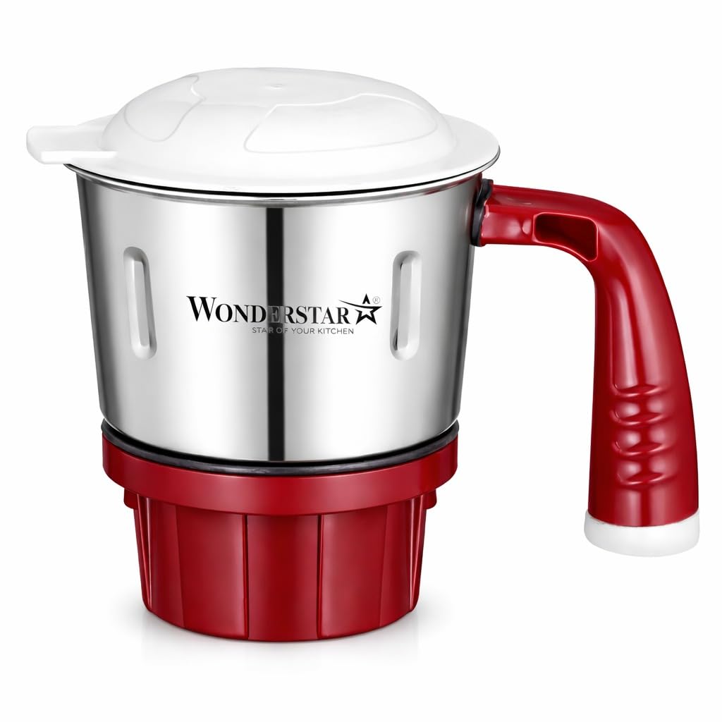 Wonder Star Compatible Prestge Mixer Grinder 400Ml Jar || Compatible With Prestige Mixer Grinder Delux Vs/Ls, Flair Many More||Vrigin Abs Base ||Bpa Free Lid ||750 Watts, Cherry-picture-22