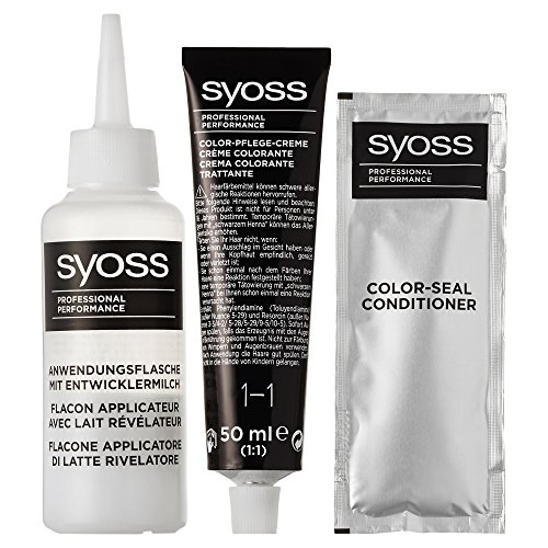 Syoss Professional Performance Coloration, 1-1 Schwarz, 1er Pack (1 x 1 Stück)
