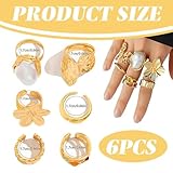 Zoom IMG-1 set di 6 anelli donna Zoom IMG-1 set di 6 anelli donna