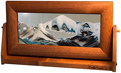 Moving Sand Art Picture - Md14 Medium Alder Wood Clear Liquid - Sandscape Art by Exotic Sands