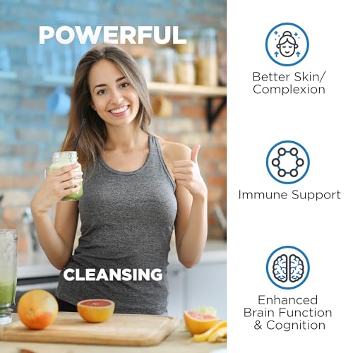 Nutrivein Liposomal Glutathione Setria® 700mg - 60 Capsules - Pure Reduced Glutathione - Master Antioxidant for Optimal Cell Protection, Liver Cleanse, Brain and Immune Function