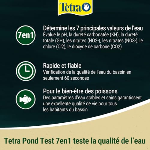 Tetra Pond Test 7in1 kit analyse eau test pH nitrite nitrate bassin extérieur - 5