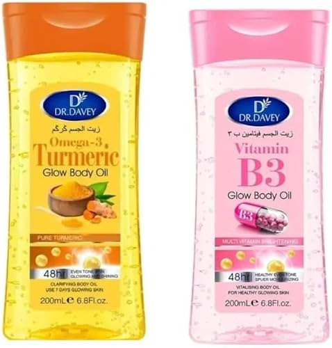 Dr Davey Vitamin B3 Glow Body Oil ANG Turmeric Oil