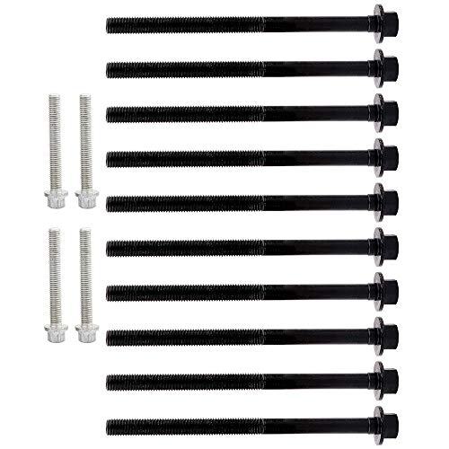 SCITOO Replacement for Head Bolts Sets fit Chevrolet Oldsmobile Pontiac 2.0L 2.2L 2.4L DOHC 16V 2000-2016 Automotive Engine Head Gaskets Kit with Bolt