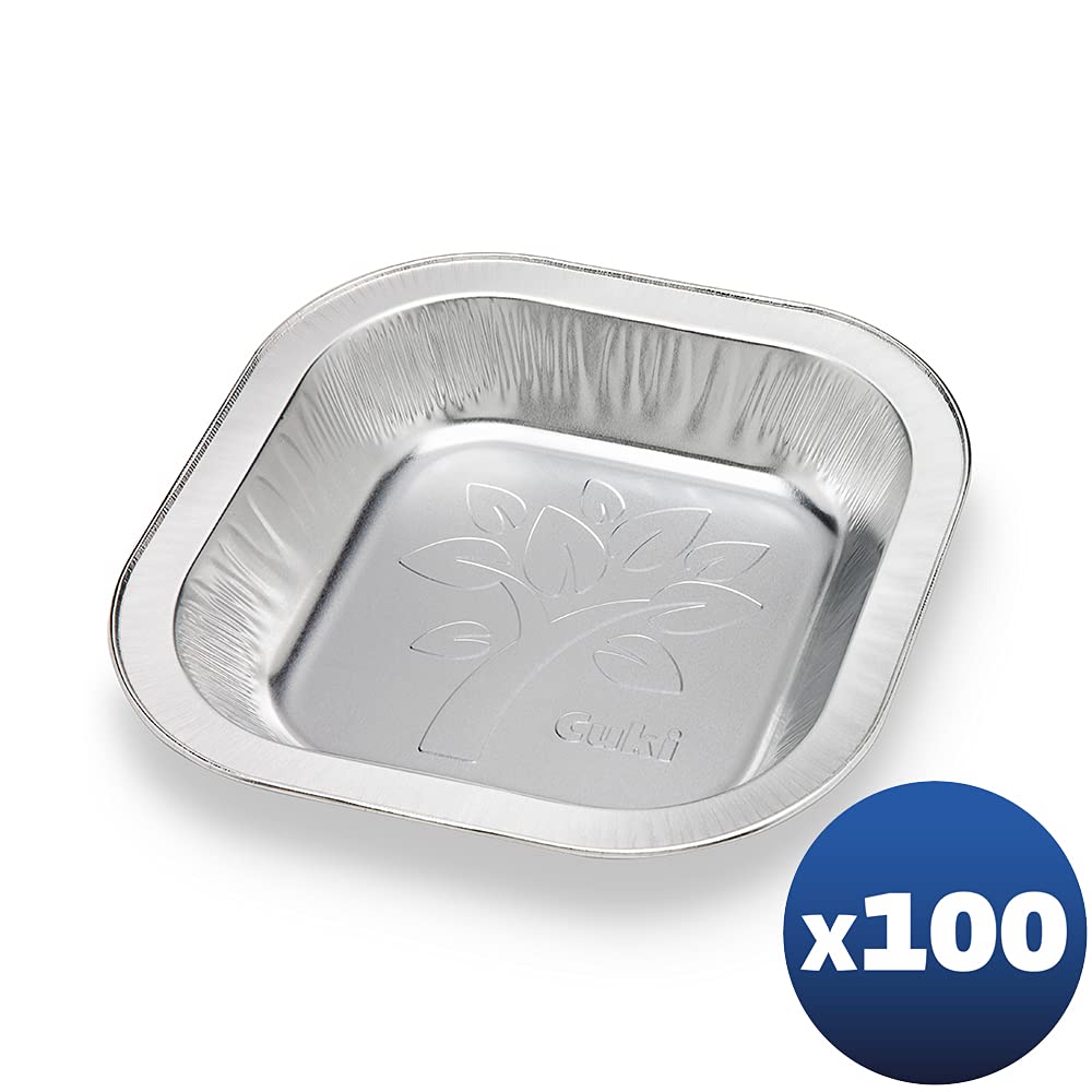 Cuki Piatti Ciotola in alluminio resistente riciclabile cm 18x18 100 pezzi