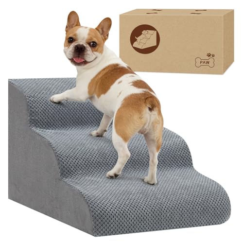 Dog Stairs for Small Dogs, 3-Step Dog Steps for Couch