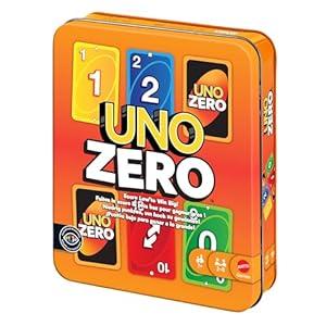 Jeu de Cartes UNO Zero avec Boîte Métallique Mattel Games