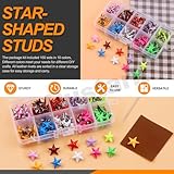 Zoom IMG-2 rustark metal star studs handpressed