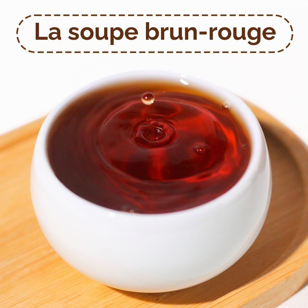 LWXLJMJZC-Thé Puer mûr du Yunnan Pu-erh Fermenté (cook) Puer Noir chinois 357g (150 Tasses)