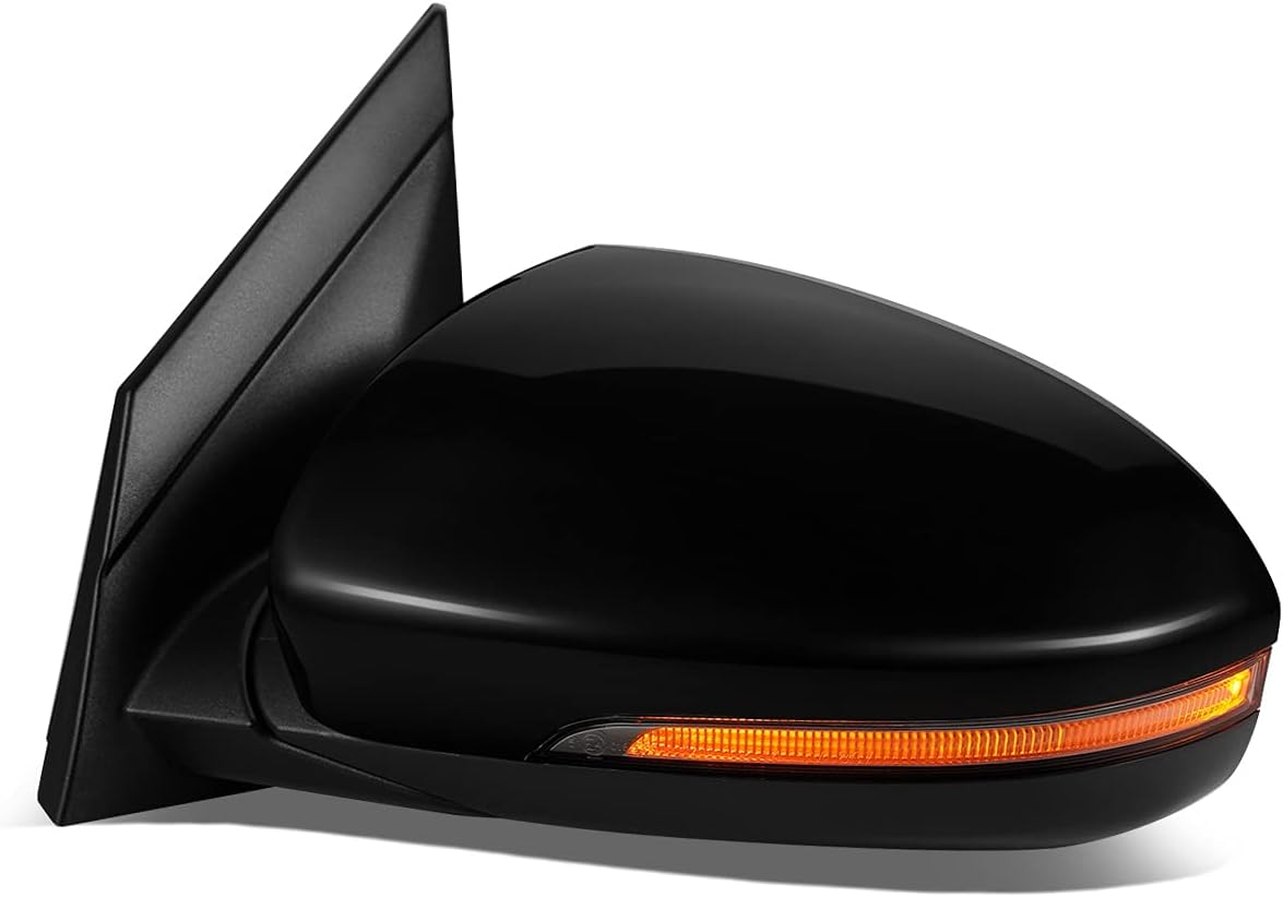 Auto Dynasty HY1320247 Factory Style Driver Left Side Mirror - Manual Folding | Power Adjust | Heated Glass | Turn Signal | Blind Spot Glass - Compatible with Tucson 16-18, Paint to Match