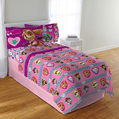 Nickelodeon Paw Patrol Puptacular Sheet Set, Twin, 3 Piece