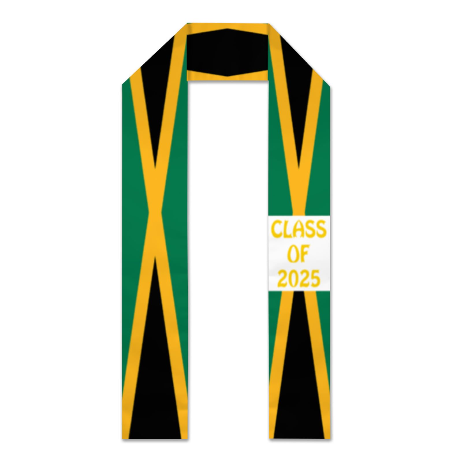 Ahdyr Unisex Vintage Jamaica Jamaicans Flags Graduation Stole Graduation Sash Scarf Graduation Shawl For Study International Students