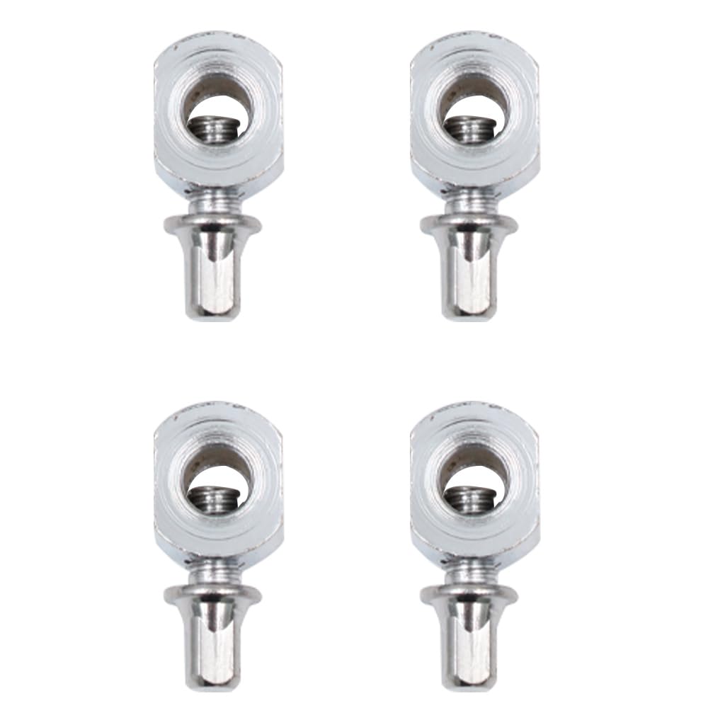 4PCS Pedal de Bombo Contrapeso Diámetro Interior 6,5 mm Atornillado de Forma Segura Accesorios de Pedal de Tambor para Jazz Rock