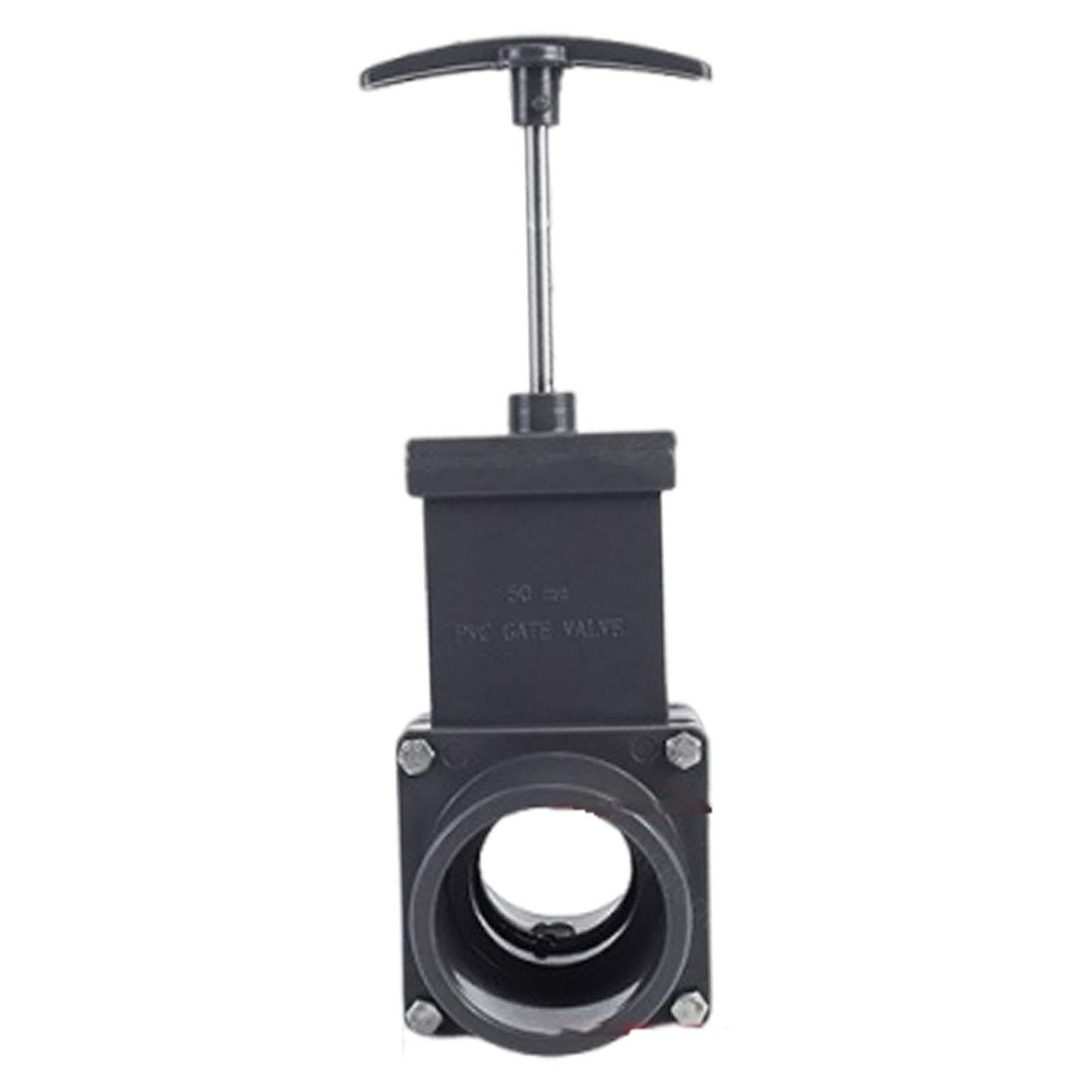 Válvula Deslizante de UPVC, Válvula de Cierre de Tuberías, Válvula de Drenaje Industrial, Accesorios de Montaje, Material para Aplicaciones T, Dn40