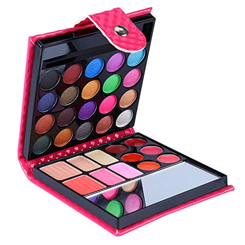 Meao 32 Colors Combination of Shimmer Eyeshadow Lip Gloss Press Powder and Blusher Palette Make up Set Kit - Ideal Make Up Cosmetic #1